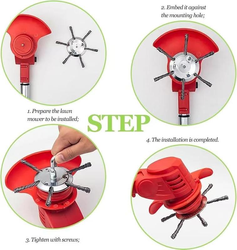 6-inch Steel Wire Grass Trimmer Head