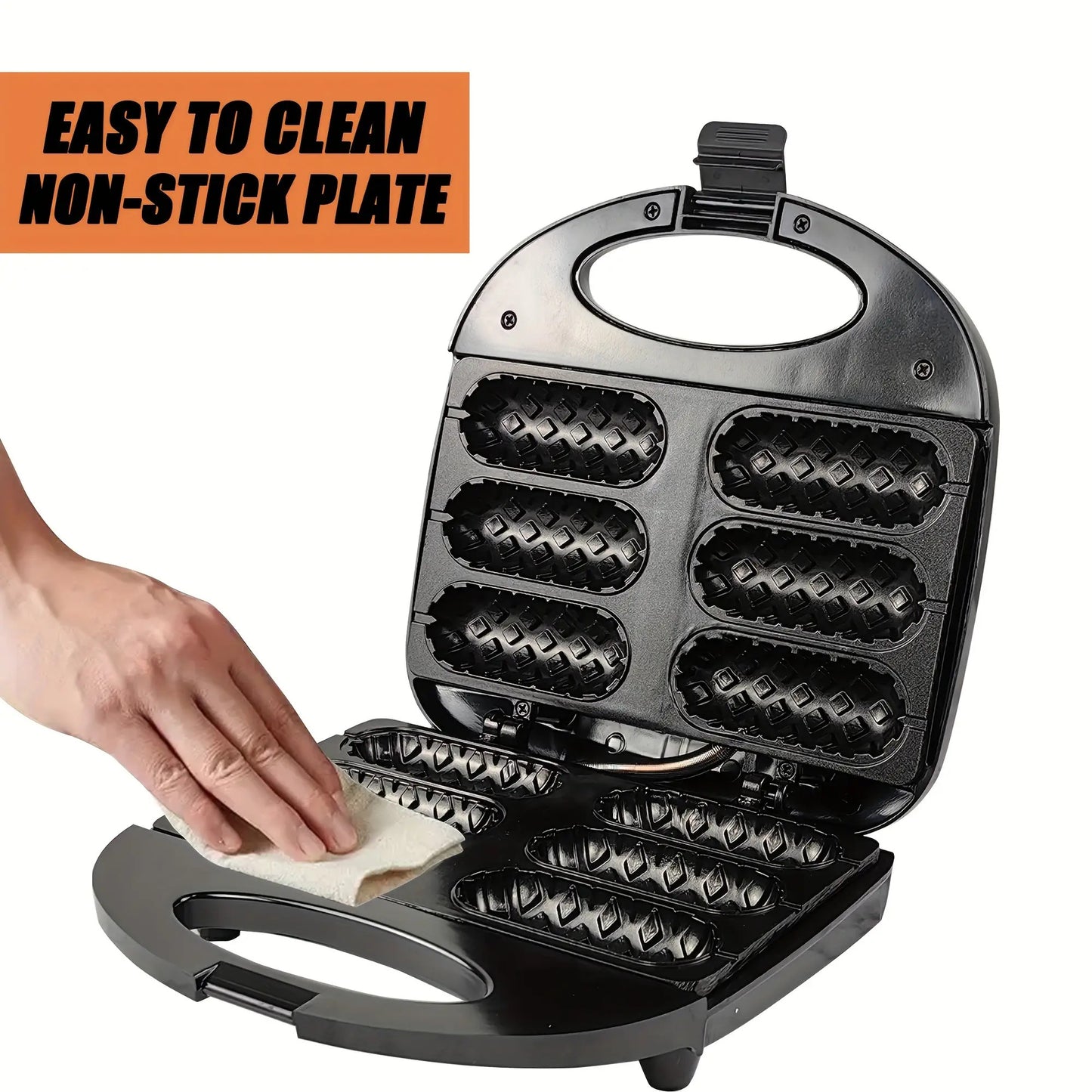 375W Waffle Iron Corn Hot Dog Maker