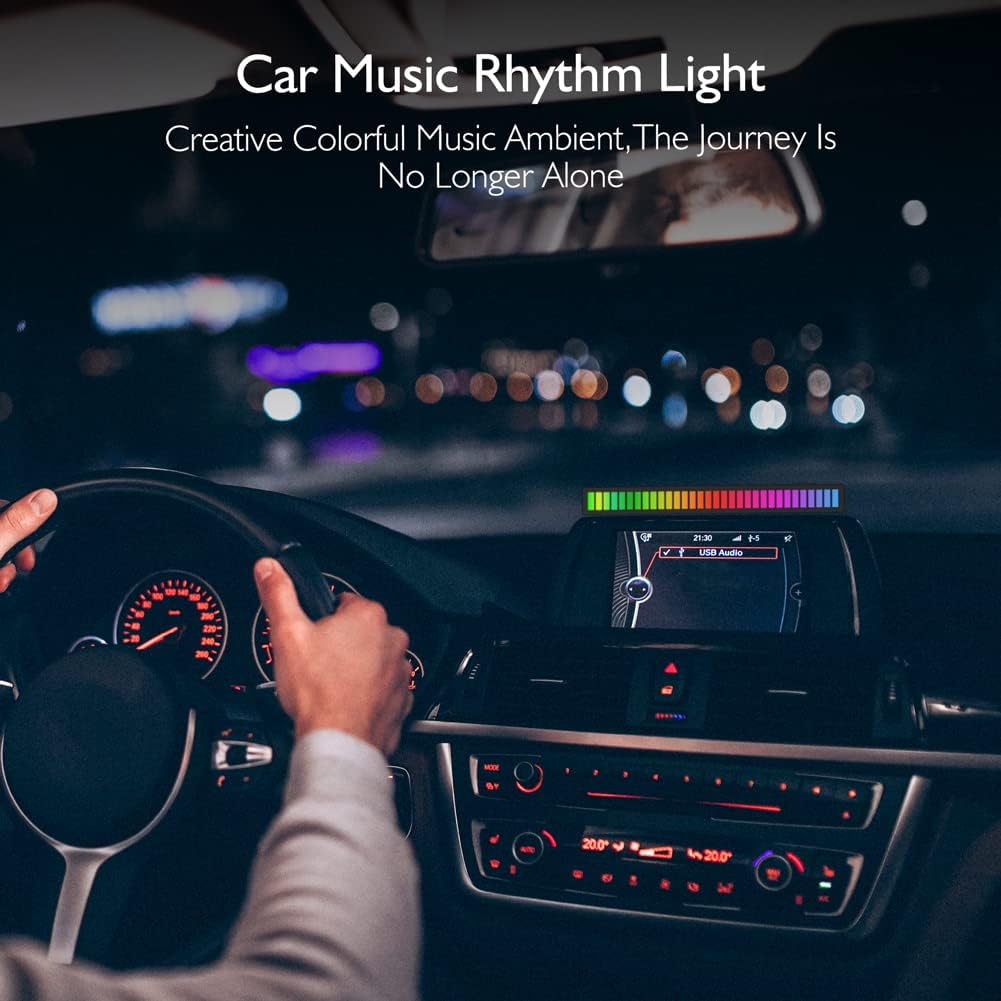 Wireless Sound Activated RGB Light Bar