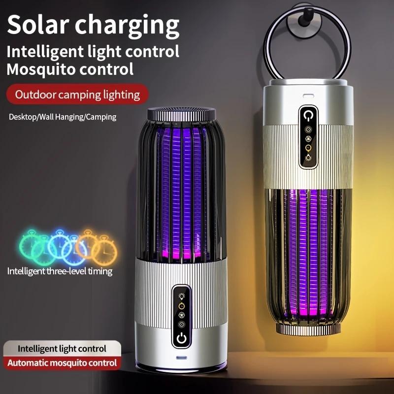 2025 New 2-in-1 Portable Rechargeable Outdoor Mosquito Killer Lamp