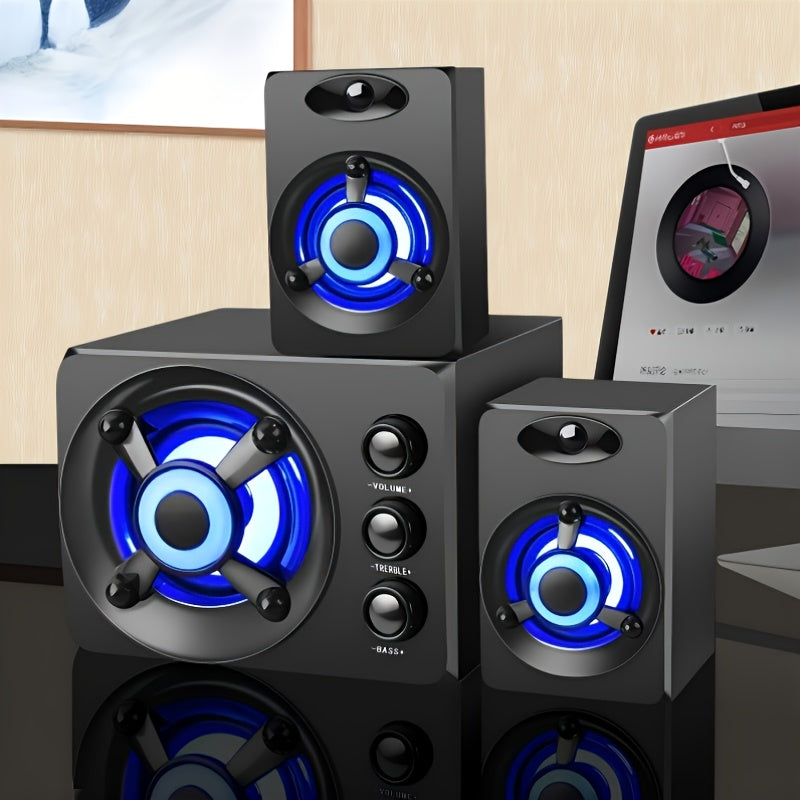 New D-208 wired speaker with USB power supply