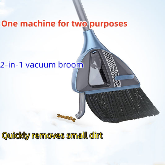 2-in-1 vacuum broom