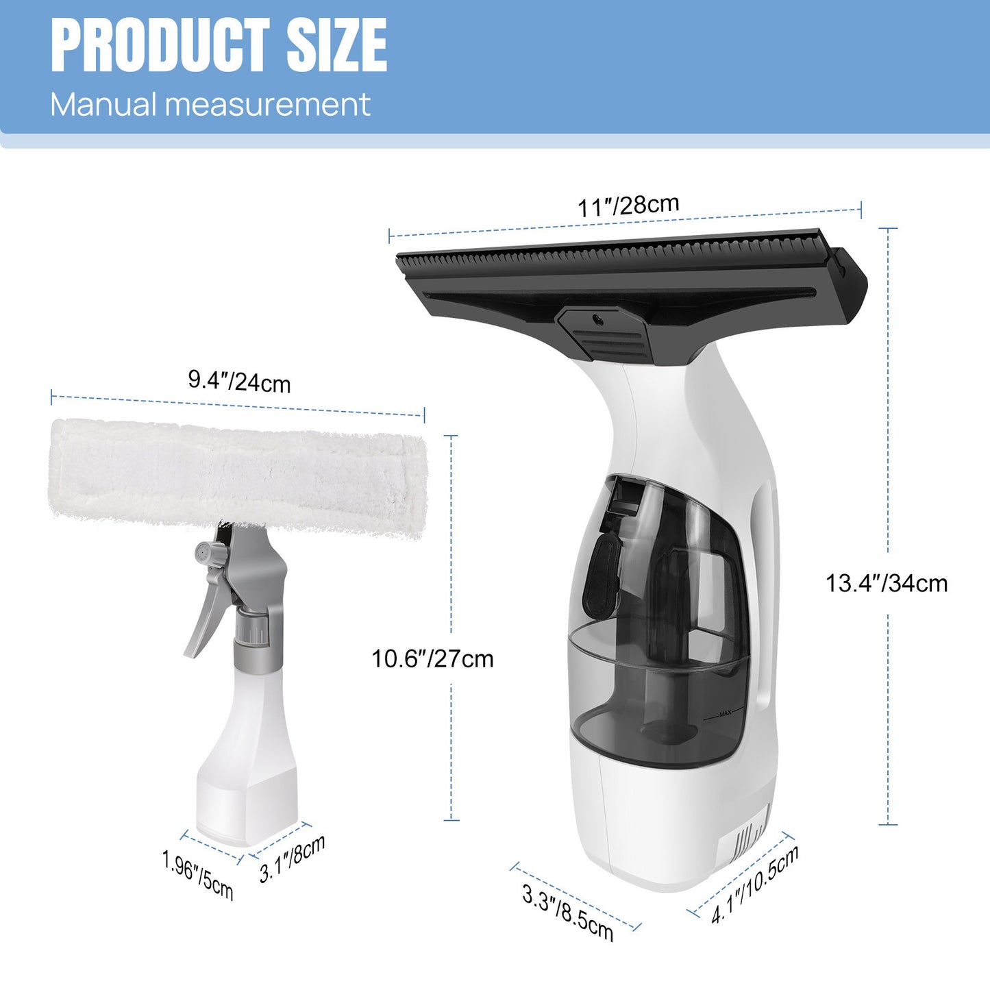 New Small Electric Glass Cleaning Handheld Window Cleaning