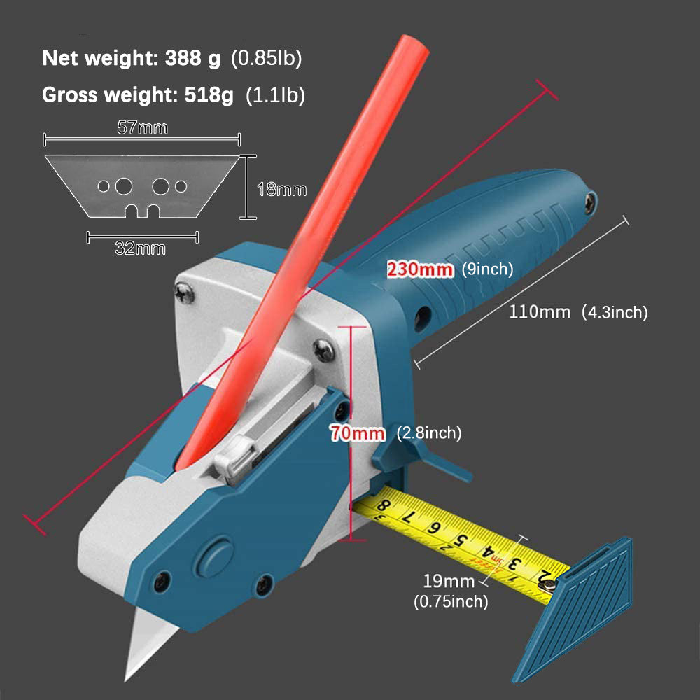 Professional Gypsum Board Cutter - Effortlessly Cut Plasterboard with Precision and Ease!