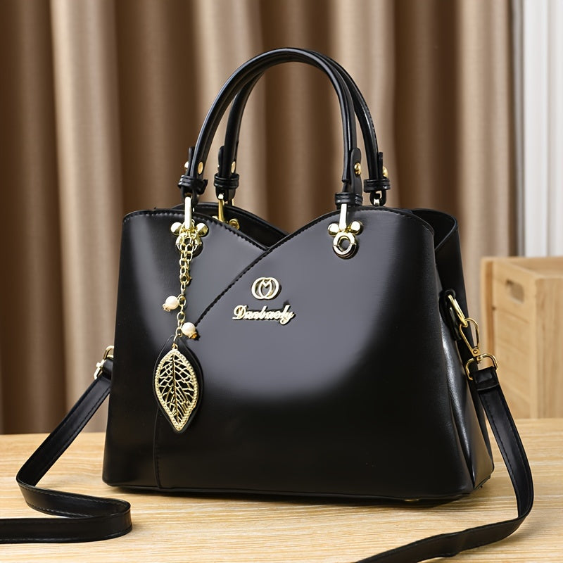 Elegant Solid Color Women’s Handbag