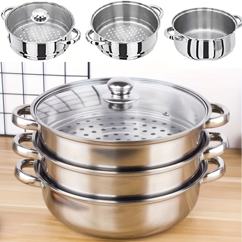 Large Capacity Stainless Steel Steamer