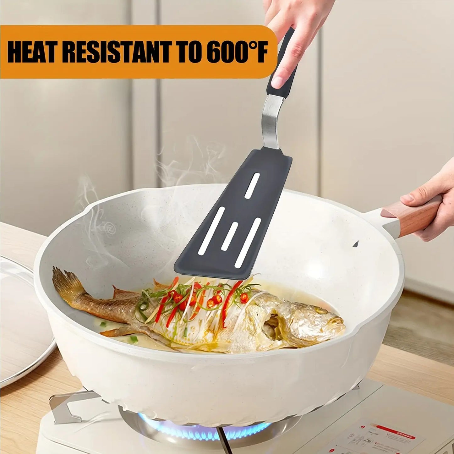 Silicone spatula kitchenware 5-piece set