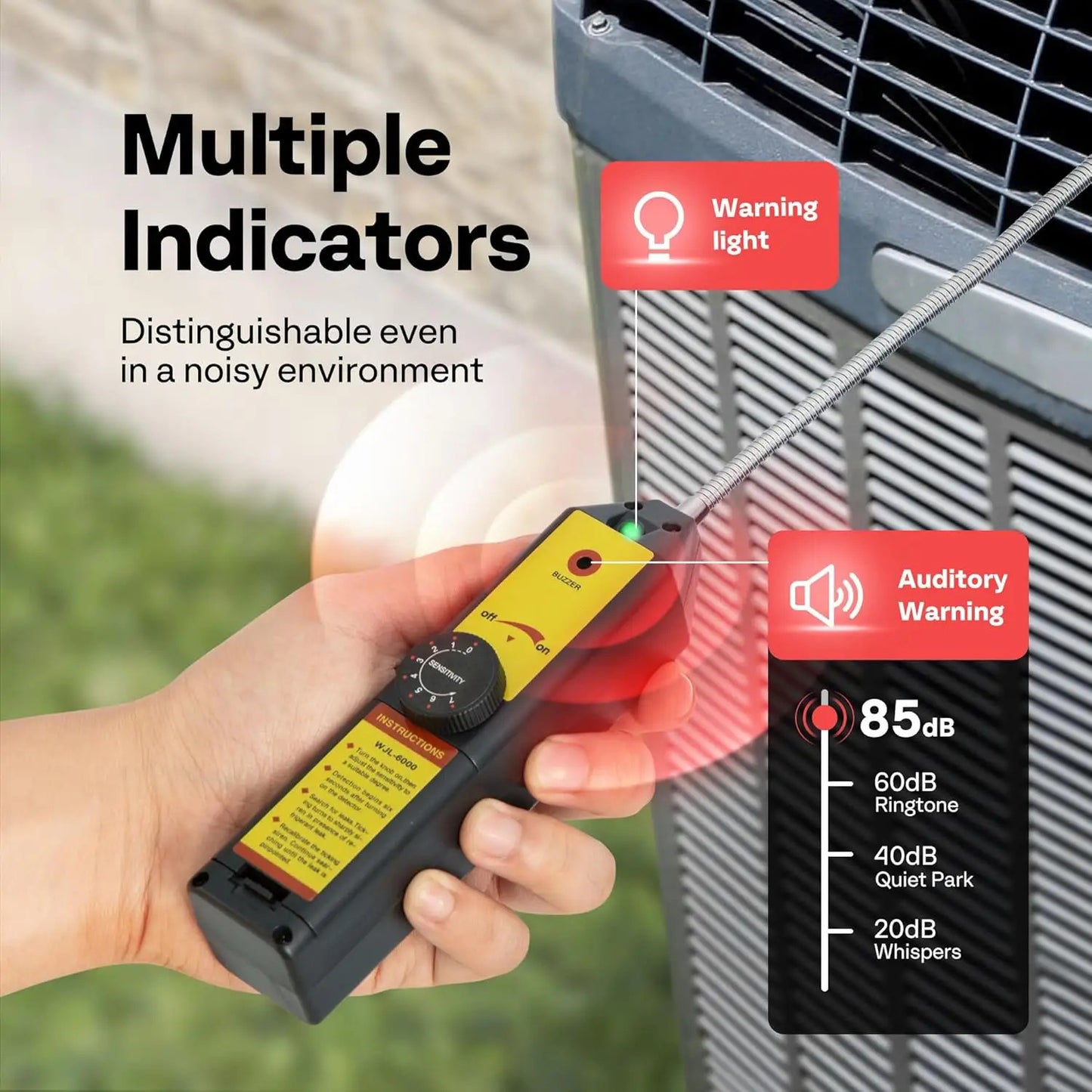 Refrigerant Halogen Leak Detector