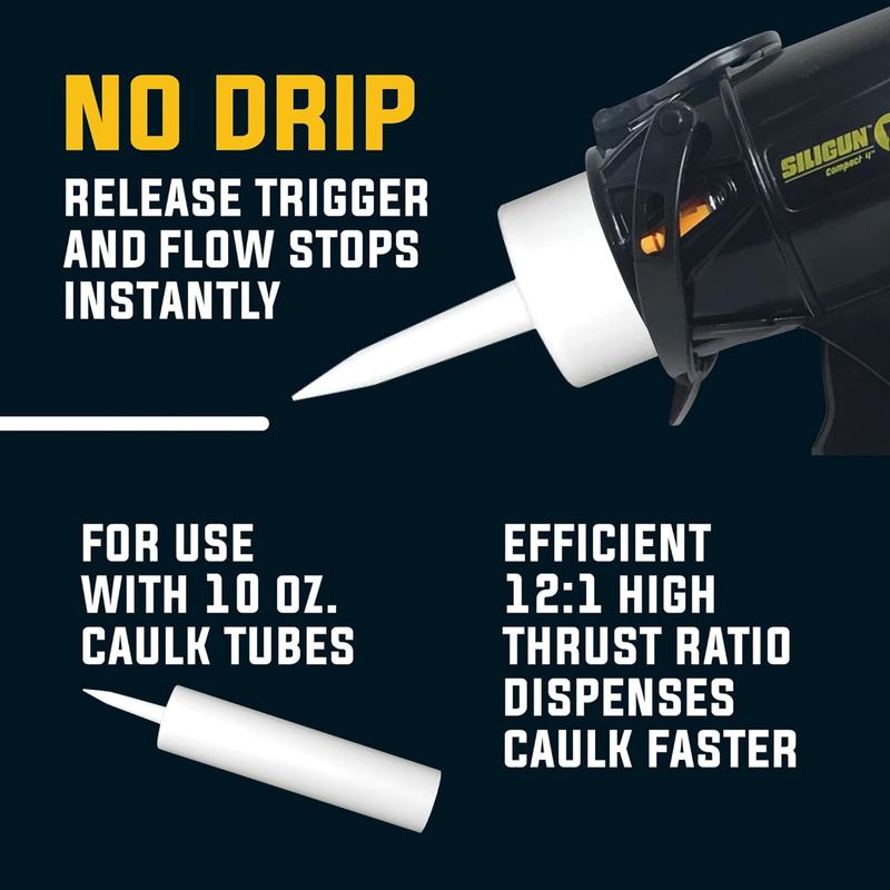 Portable silicone gun