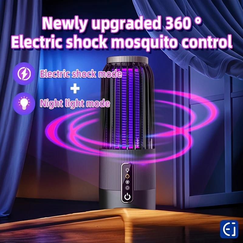 2025 New 2-in-1 Portable Rechargeable Outdoor Mosquito Killer Lamp