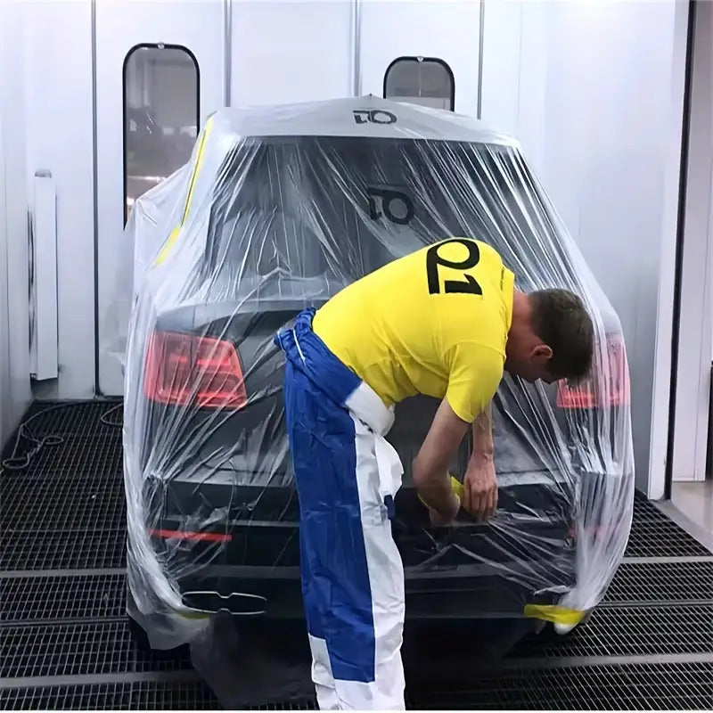 1 case of 12pcs wholesale Kraft Masking Film Pre-Adhesive Masking Paper Rolls