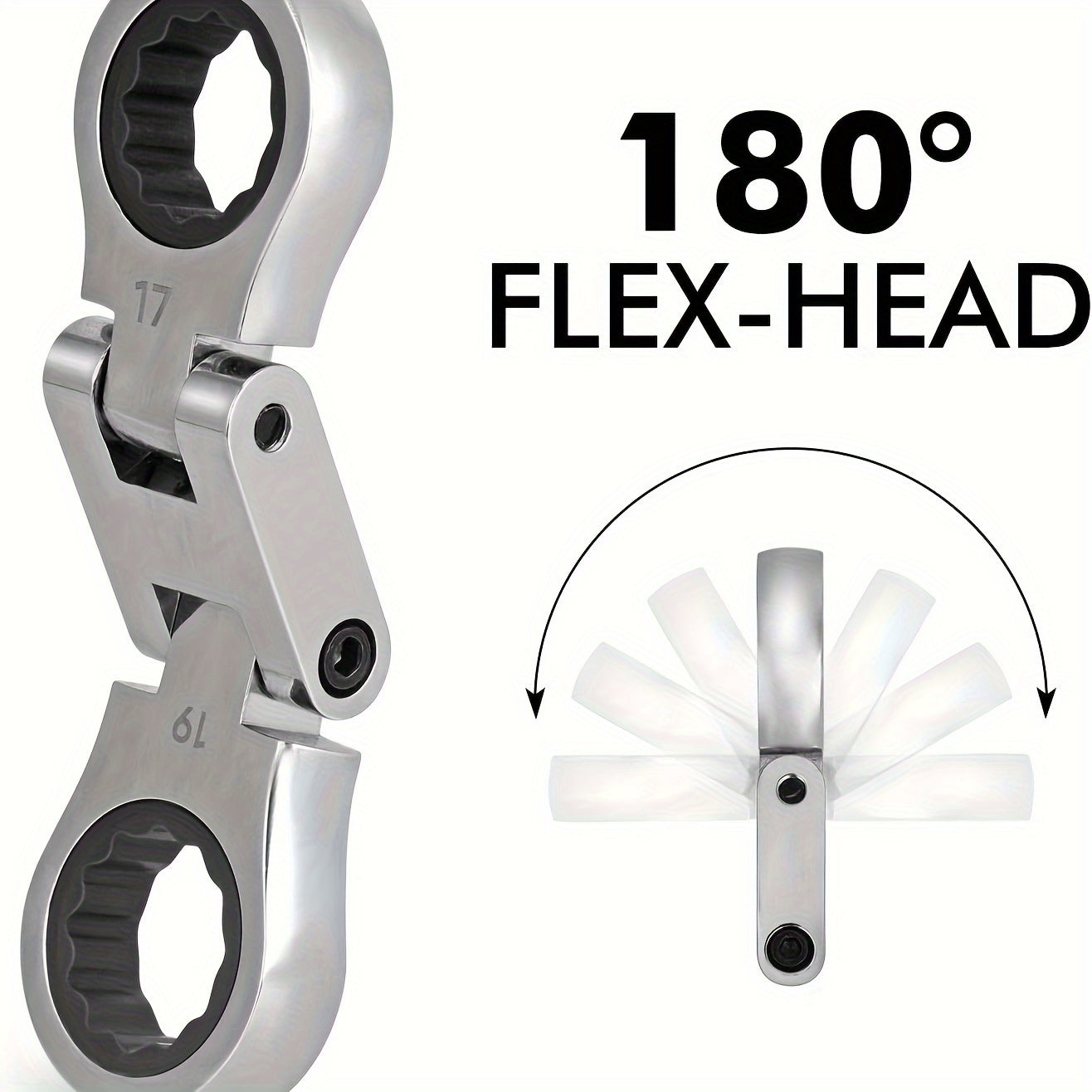 Industrial Grade 1pc Multi-functional Mini Ratchet Wrench