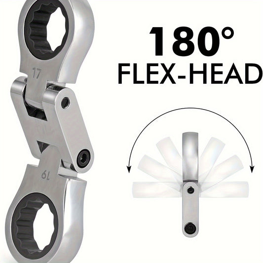 Industrial Grade 1pc Multi-functional Mini Ratchet Wrench