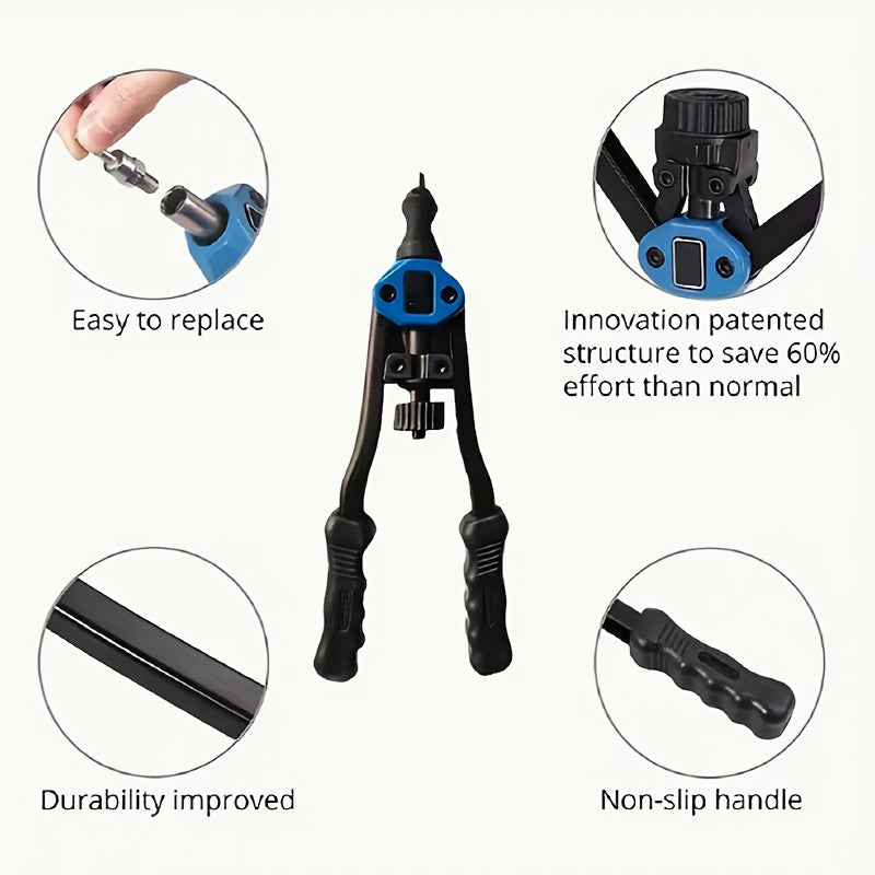 110pcs Manual Rivet Gun Set