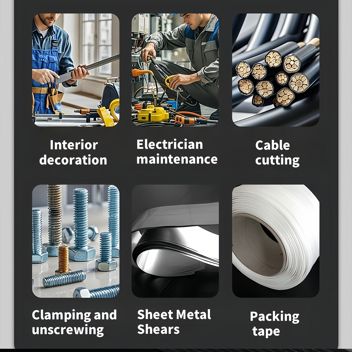 Heavy-Duty Industrial-Grade Metal Shears