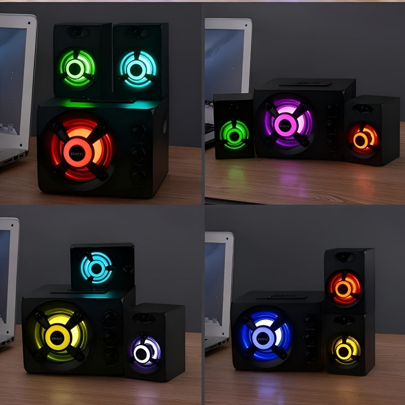 New D-208 wired speaker with USB power supply