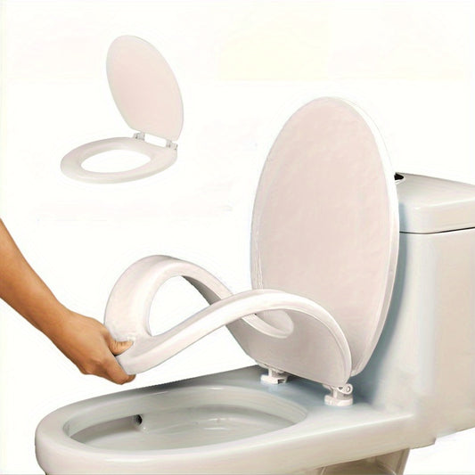 Non-Slip, Quick-Release Toilet Seat Cover