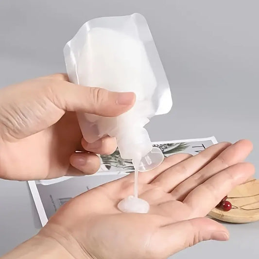 10Pcs Portable Plastic Cosmetic Squeeze Bag Suitable