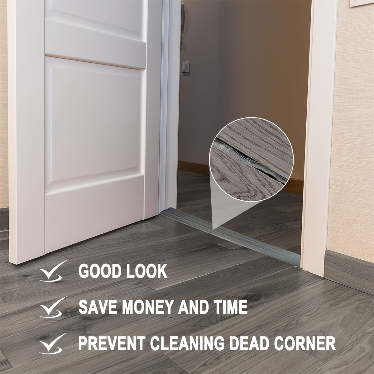 1pc Easy-to-Install  PVC Floor Transition Strip