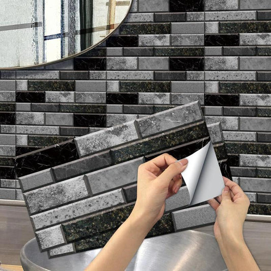 3D Effect Brick Wall Texture Sticker