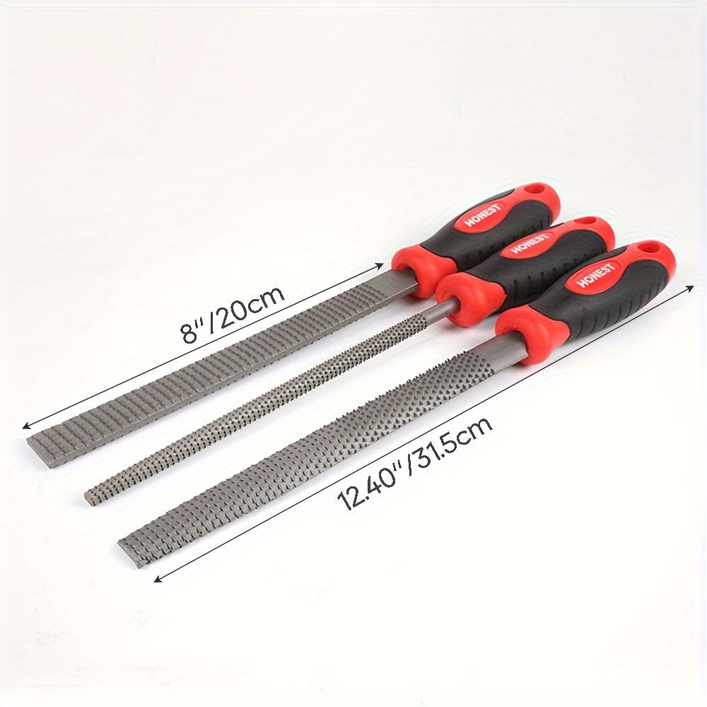 3pcs/set Heavy Duty Woodworking File Set