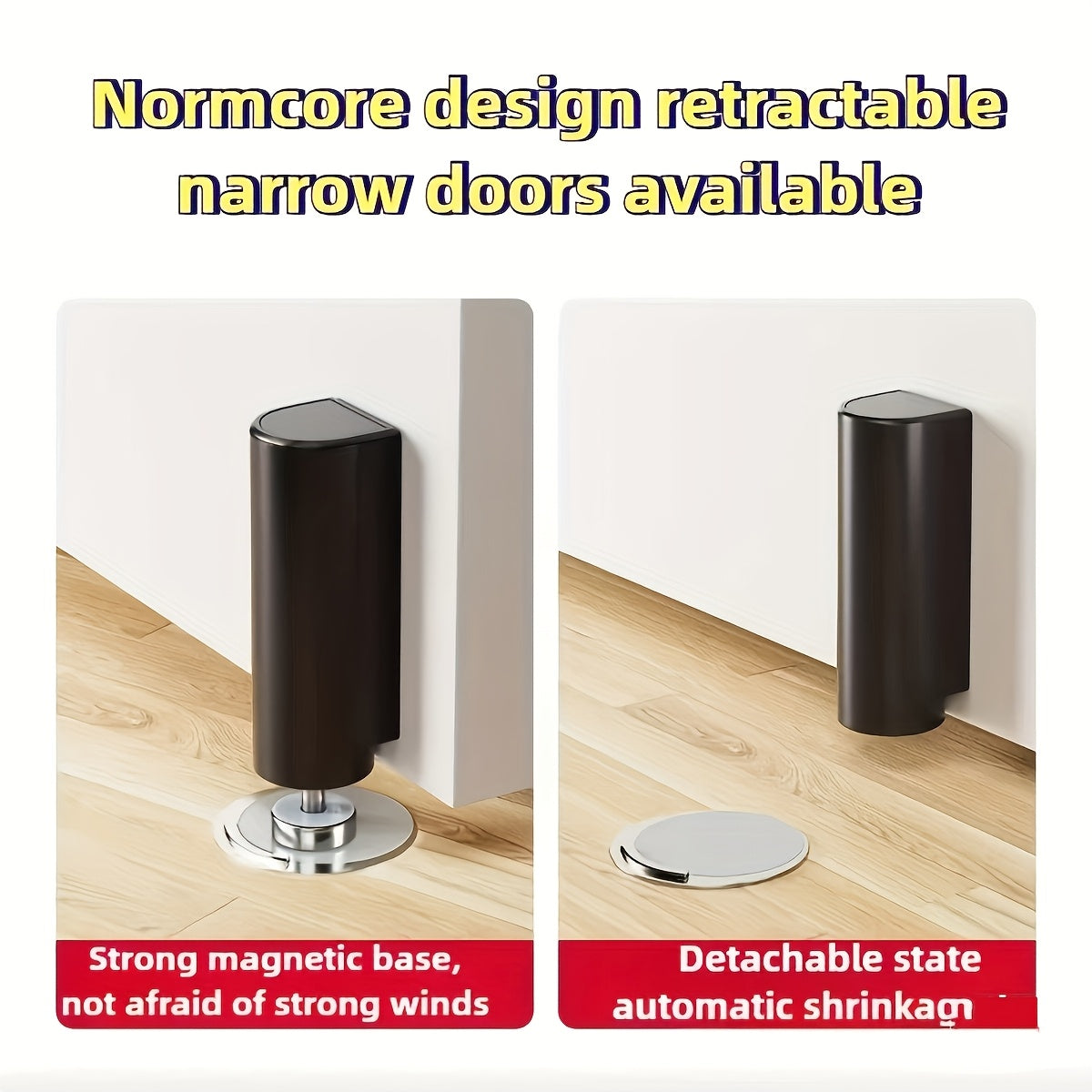 Ultra-Narrow Magnetic Door Stopper