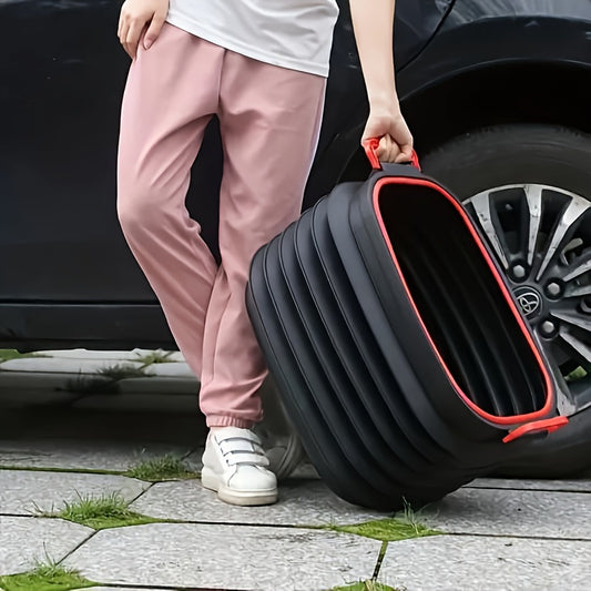 Durable Portable Car Trunk Organizer with Handle