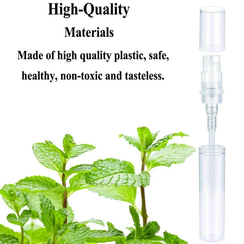 120Pcs Transparent Plastic Spray Bottle