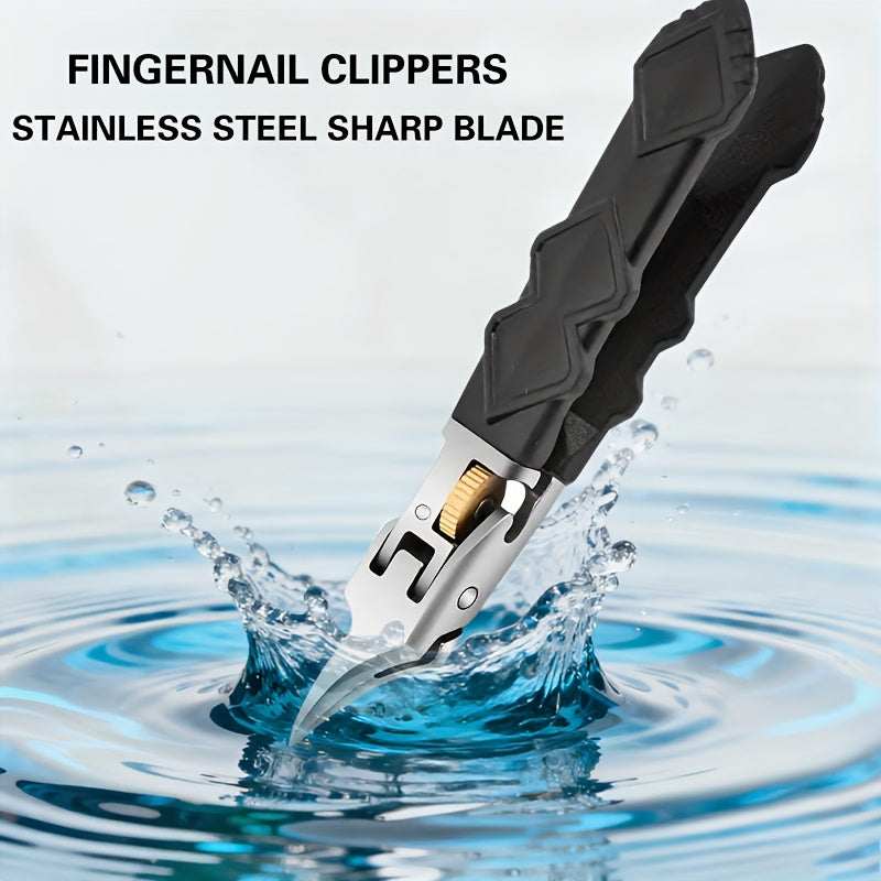 Professional Nail Clippers with Built-in Toenail Trimmer