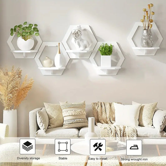 Space-Saving Wall-Mounted Storage Rack (3pcs/set)