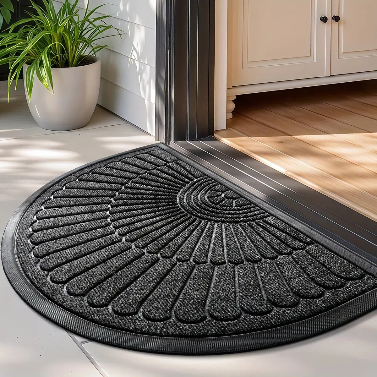 1pc Half Round Door Mat