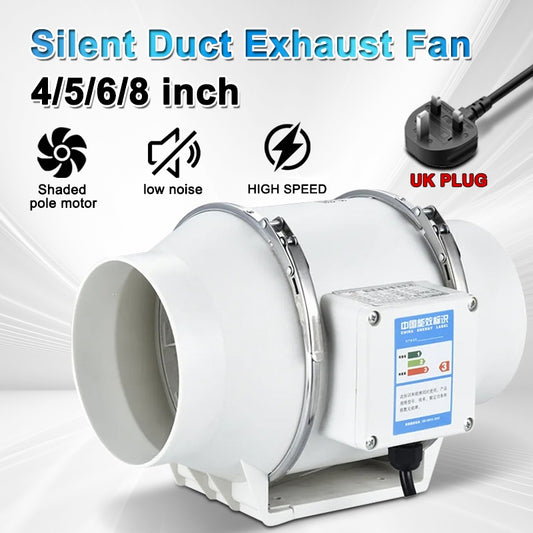 Exhaust Fan,  Silent Duct Fan