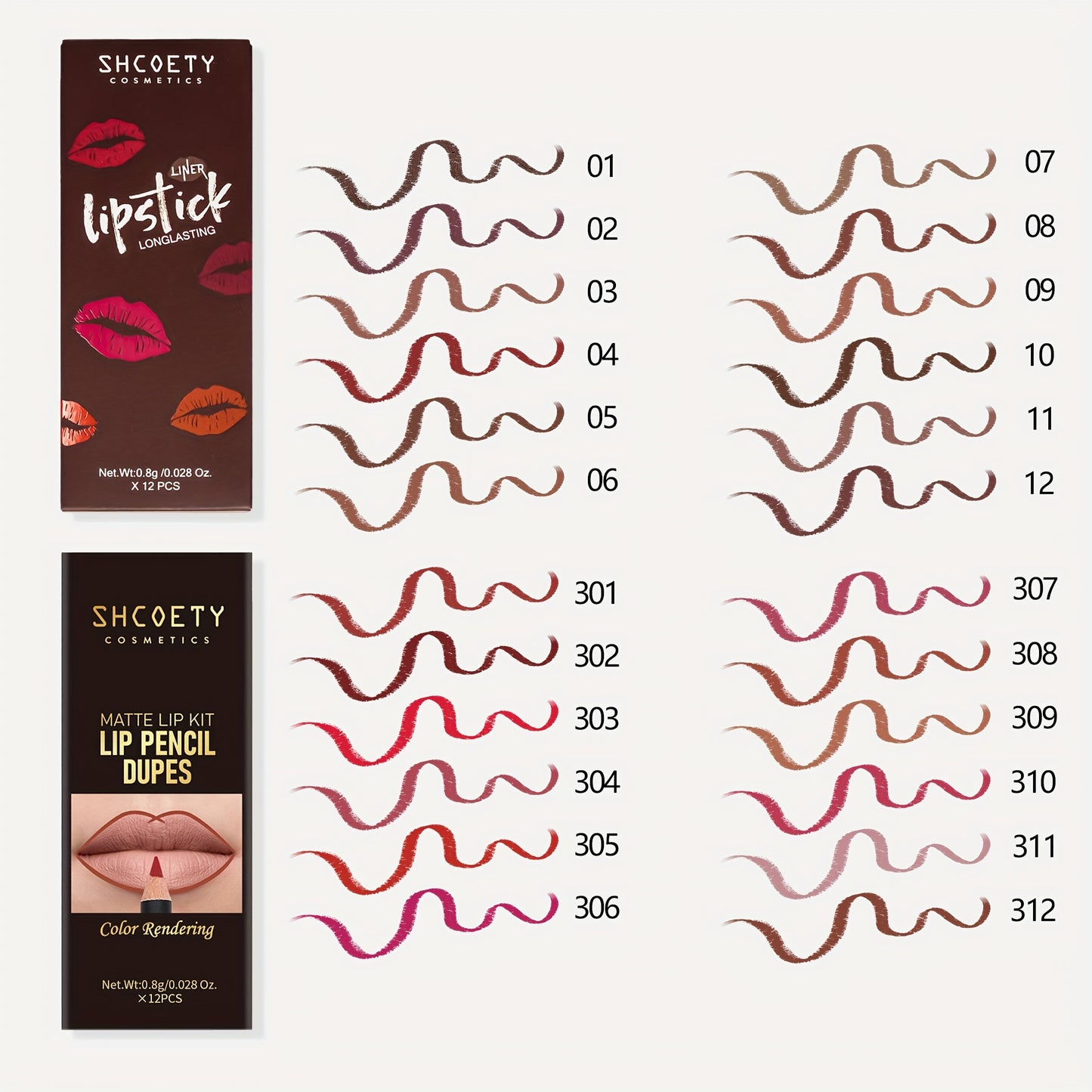 24pcs lipliner Set