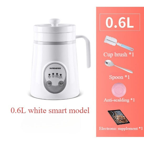 Ceramic Mini Electric Cup Soup with Dual-Mode Insulatio