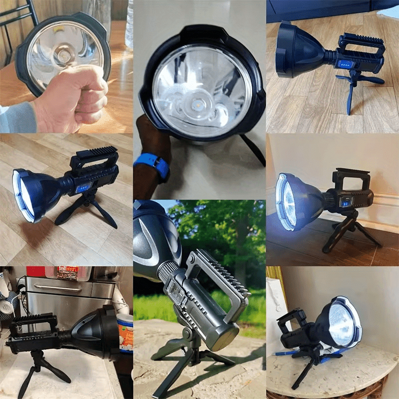 Powerful LED Flashlight Handheld Searchlight