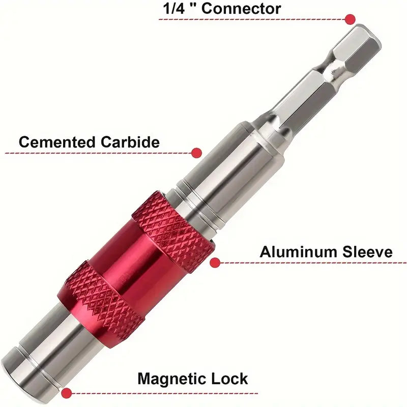 1/4" Hex Magnetic Swivel Drill Bit Holder