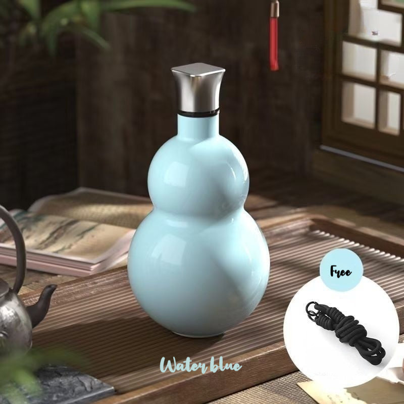 17-ounce large-capacity gourd-shaped insulated cup