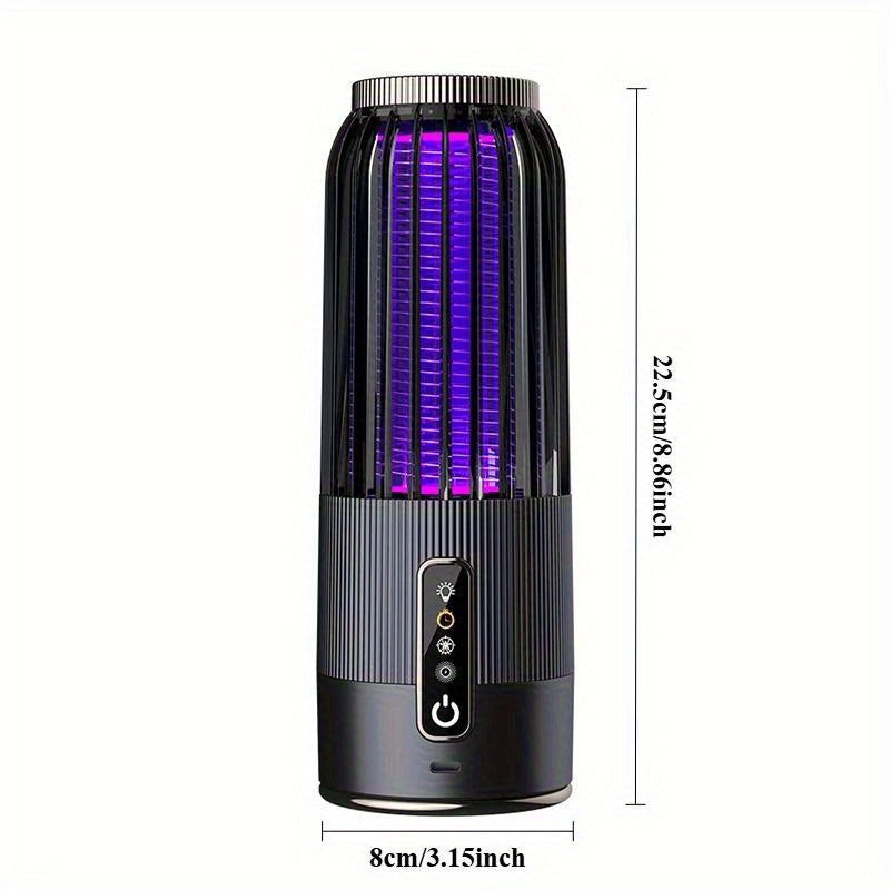 2025 New 2-in-1 Portable Rechargeable Outdoor Mosquito Killer Lamp