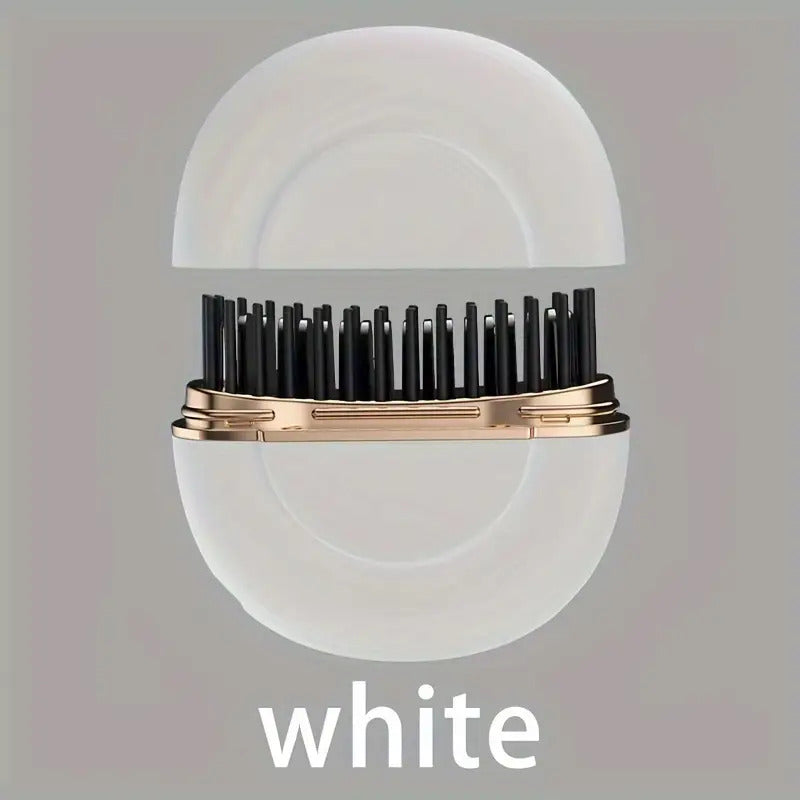 Portable Ionic Hair and Beard Straightener Brush