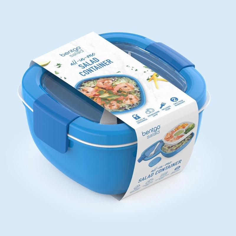 All-in-One Salad Container - Reusable Portable Salad Bowl