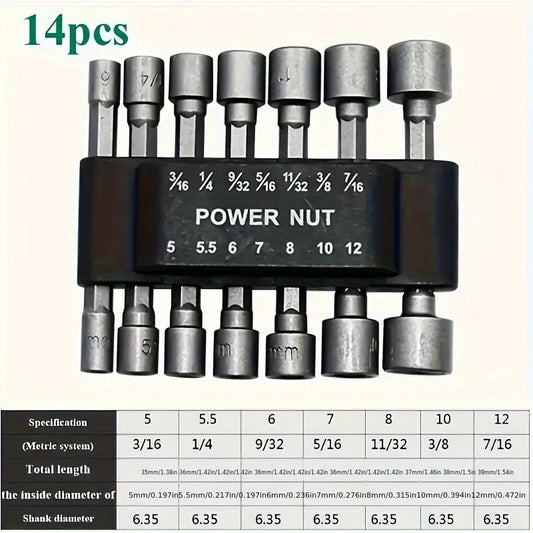 14-piece hex key set
