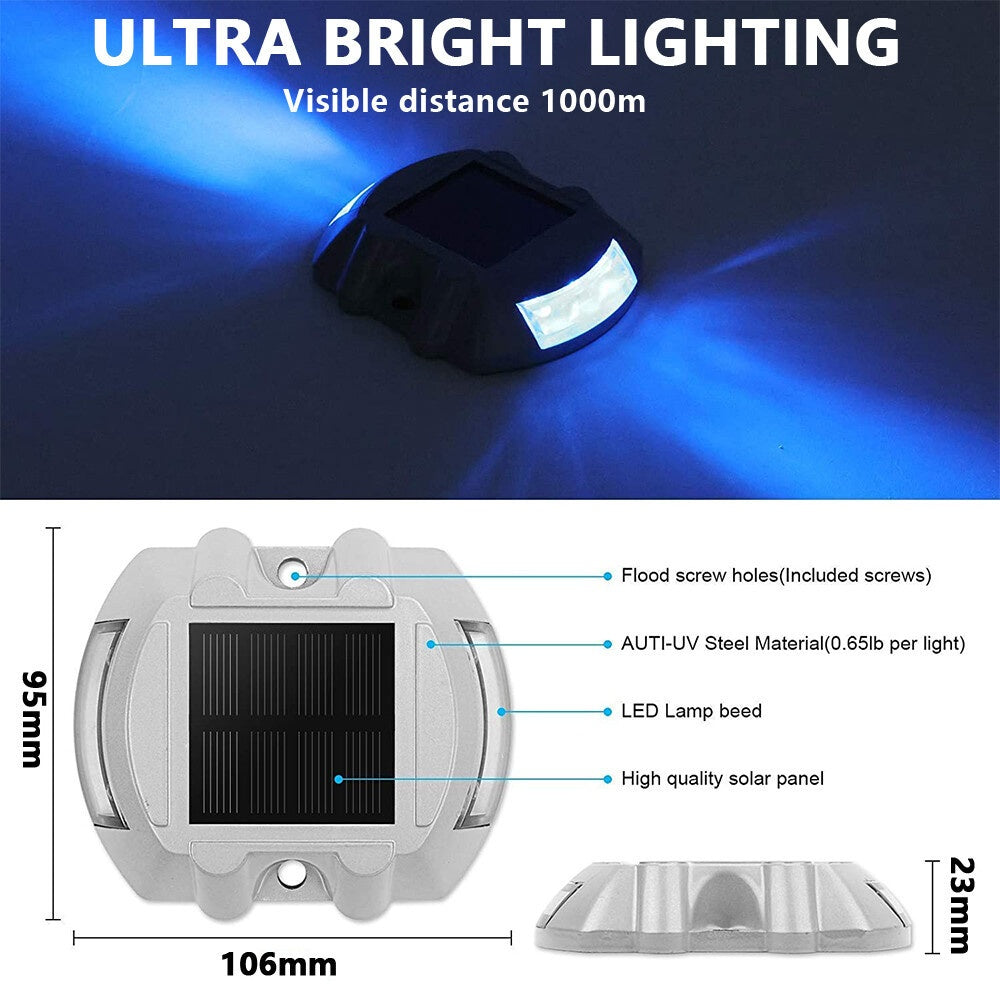 Courtyard and Lawn Solar Road Stud Lights