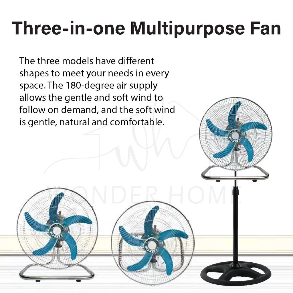 18 inch 5 Blades Strong wind Multipurpose Fan