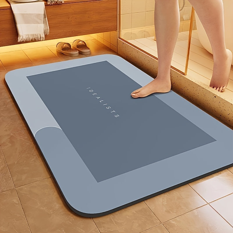 Quick-Drying, Non-Slip Super Absorbent Diatom Mud Bathroom Mat