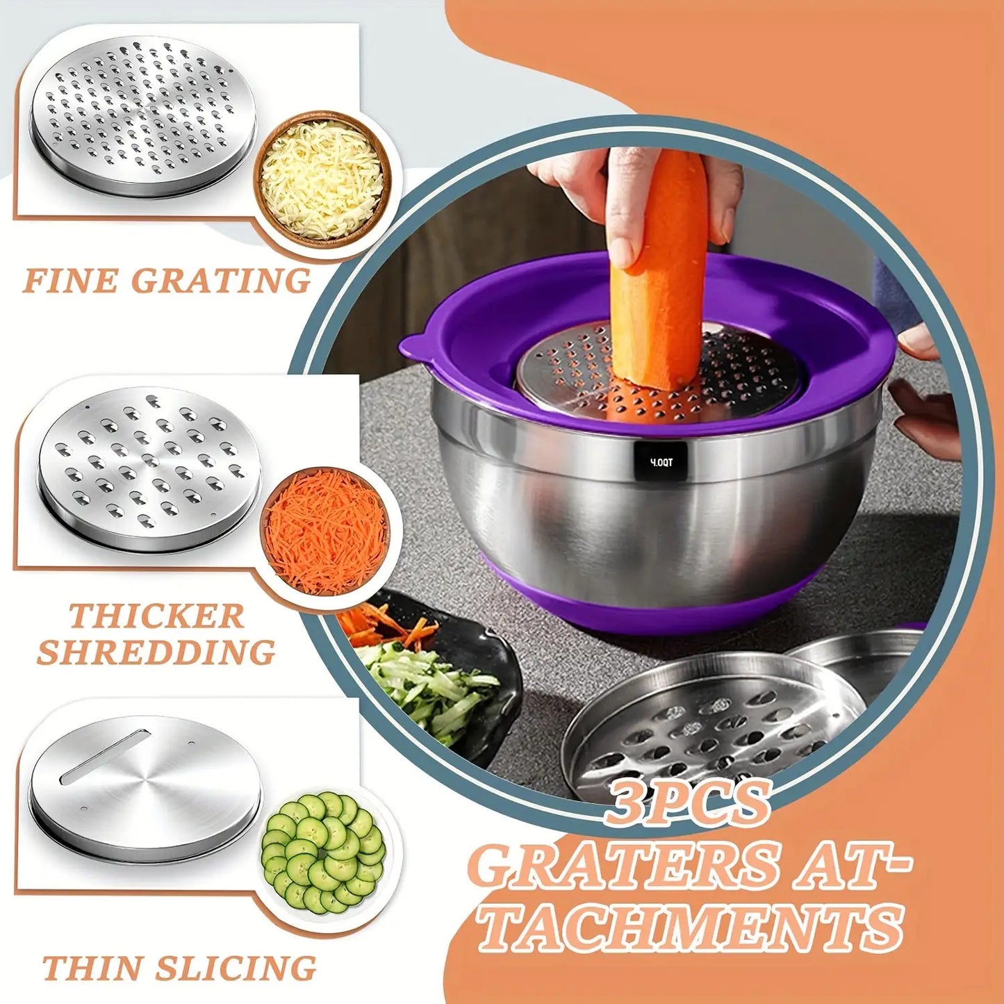 Mixing Bowls with Airtight Lids