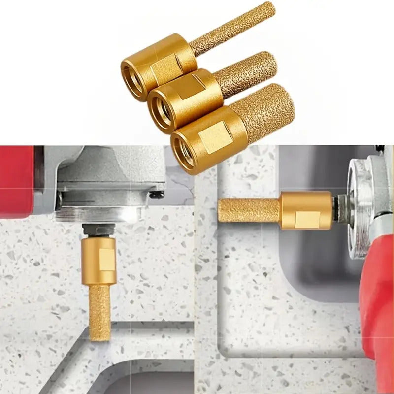 3pcs High-Strength Precision Brazed Grinding Heads
