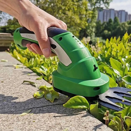2-in-1 Cordless Hedge Trimmer and Grass Shears