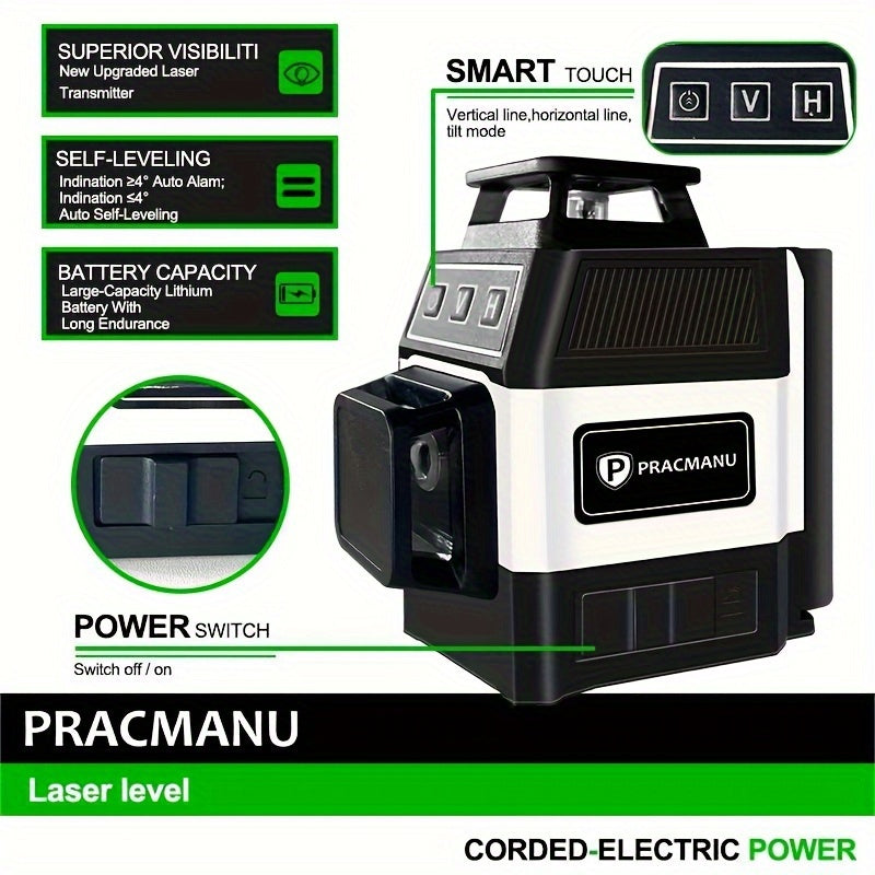Green 12 Lines Laser Level Mini Laser Level