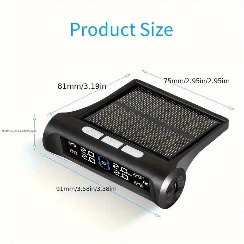 Accurate 4-Sensor Wireless Tire Pressure Monitoring System