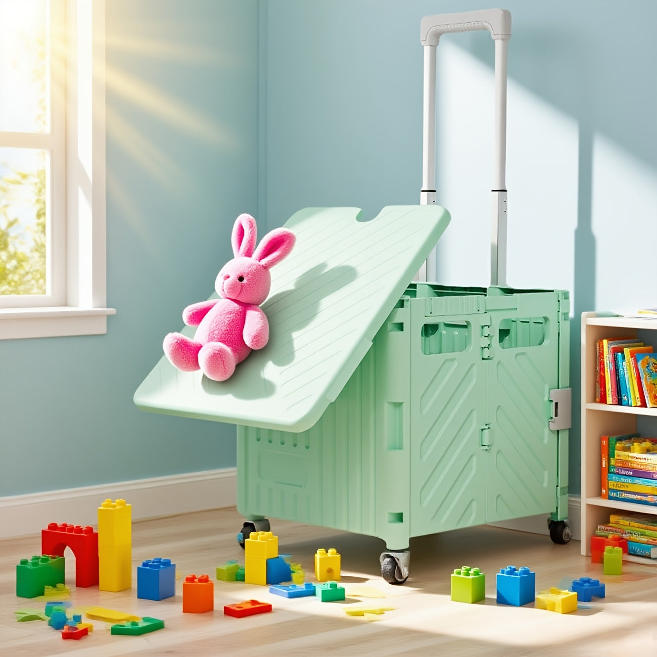 Thickened Load-Bearing Foldable Utility Cart with Wheels